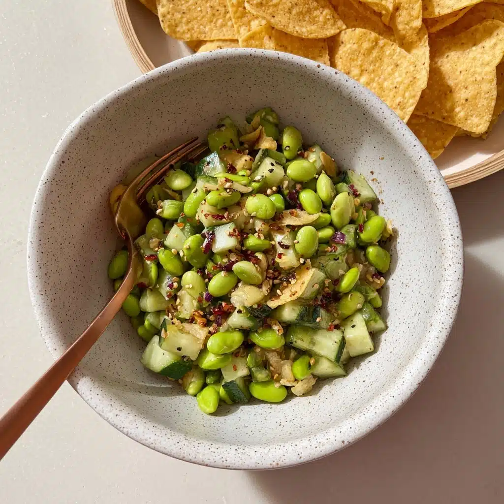 Spicy Cucumber Edamame Salad Recipe - Recipe Image