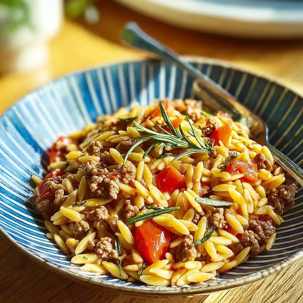 Ground Beef Orzo Recipe - Recipe Image