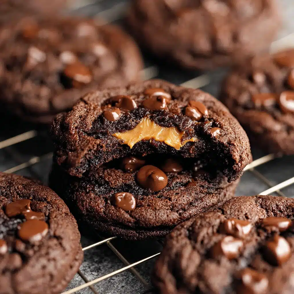 Chocolate and Peanut Butter Cookies Recipe - Recipe Image