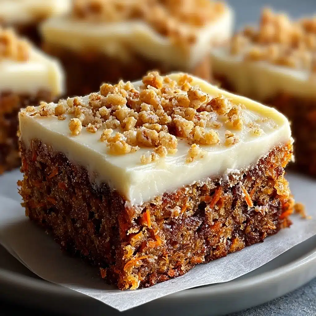 Decadent Carrot Cake Bars Recipe - Recipe Image