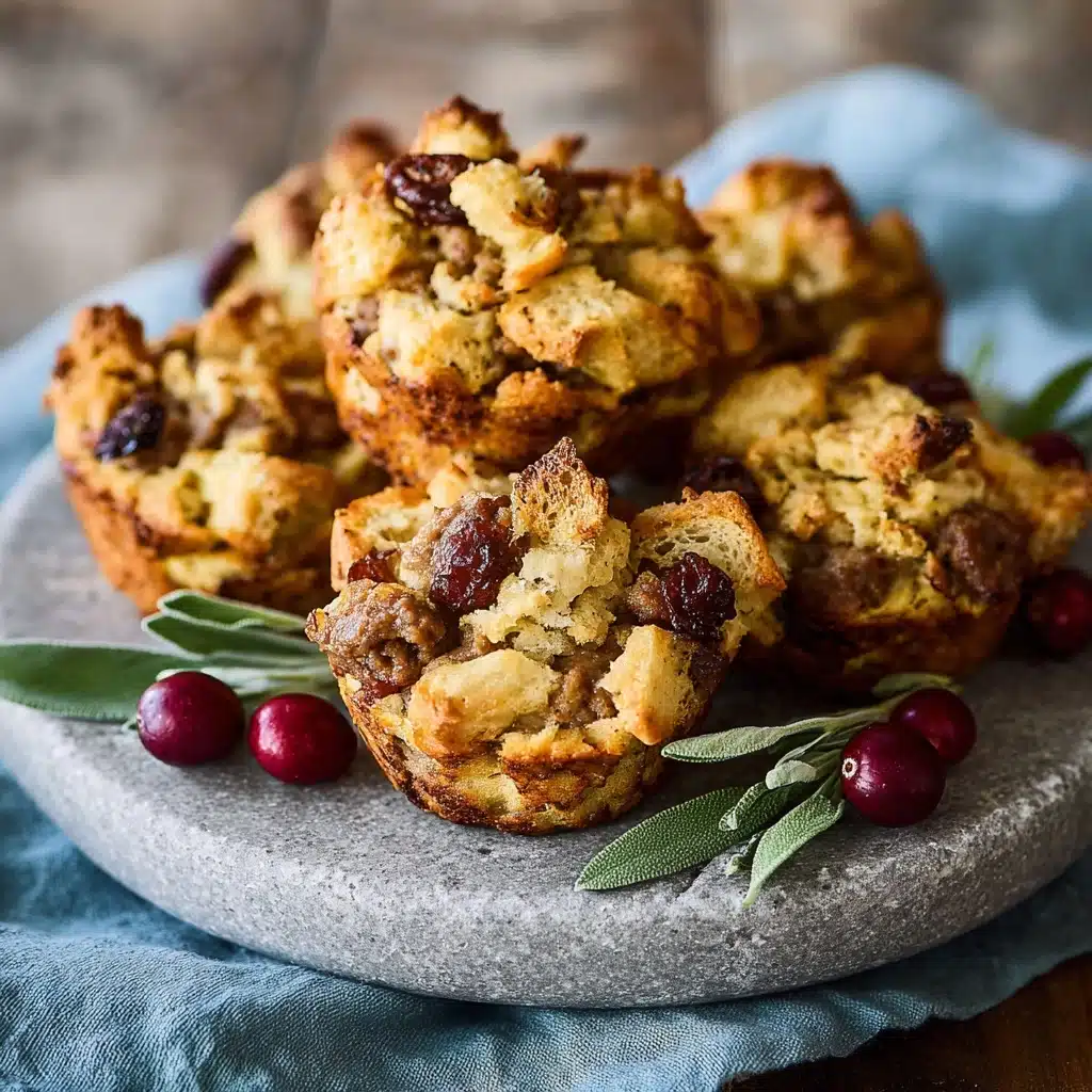 Sausage Stuffing Muffins Recipe - Recipe Image