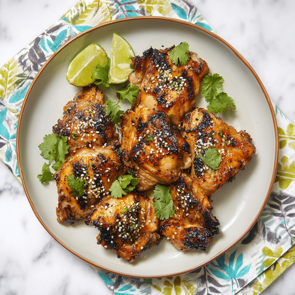 Gochujang Miso Chicken Thighs Recipe - Recipe Image