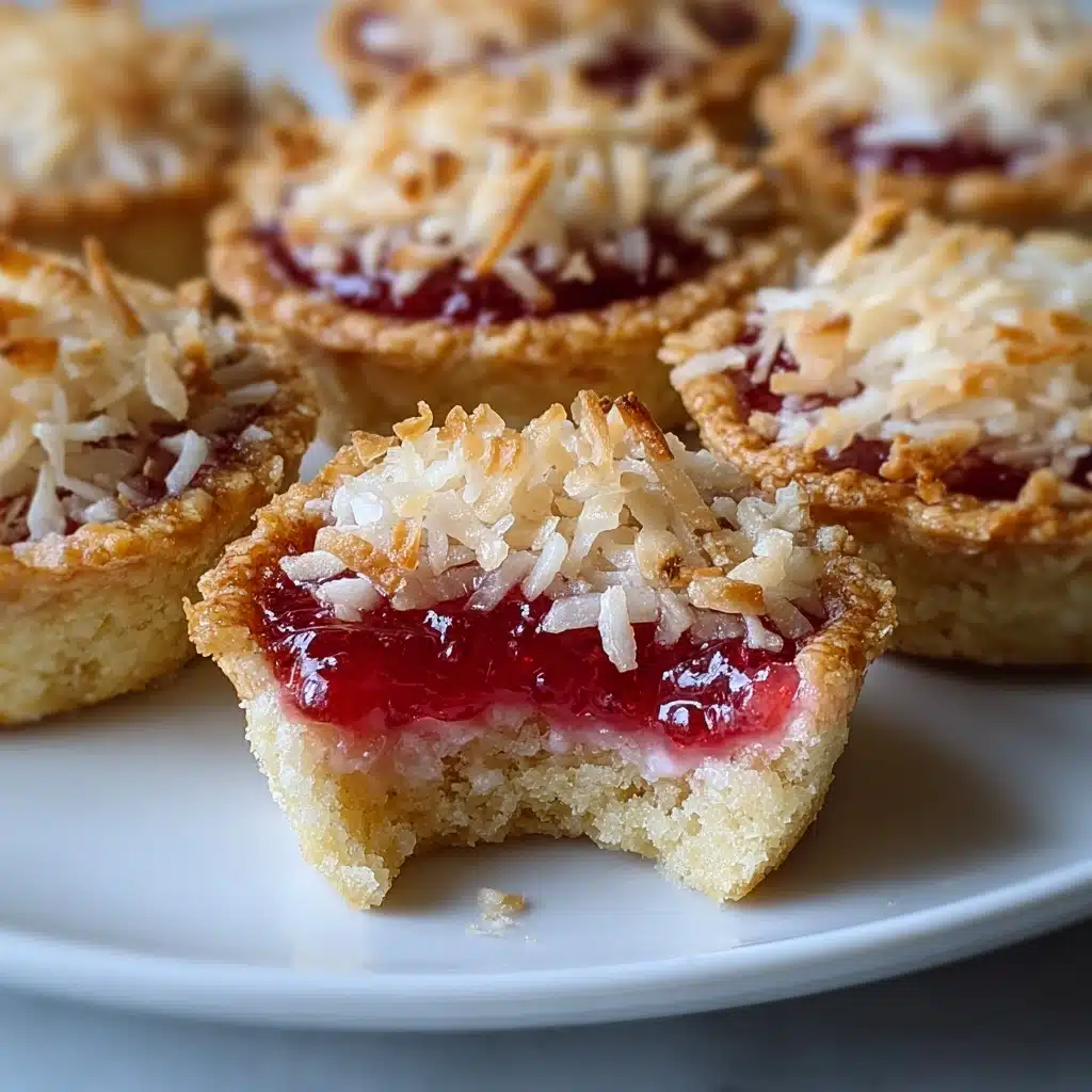 Rhubarb Coconut Macaroon Tarts Recipe - Recipe Image