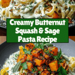 Savory Butternut Squash & Sage Pasta Recipe