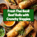 Thai Basil Beef Rolls Recipe