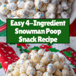 4 Ingredient Snowman Poop Recipe