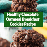 Healthy Chocolate Oatmeal Breakfast Cookies Recipe