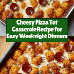Cheesy Pizza Tot Casserole Recipe