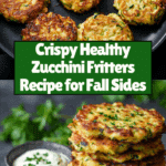 Healthy Zucchini Fritters Side Dish Recipe