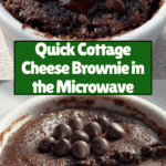 Cottage Cheese Microwave Brownie Recipe
