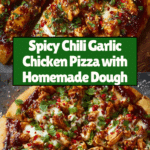 Chili Garlic Chicken Pizza Recipe