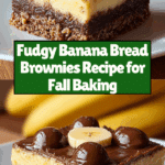 Fudgy Banana Bread Brownies Recipe