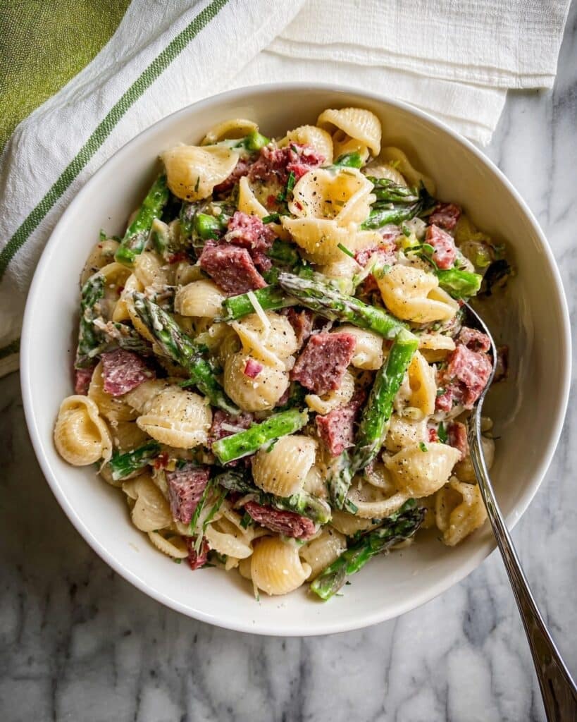 Steak and Asparagus Pasta Salad Recipe