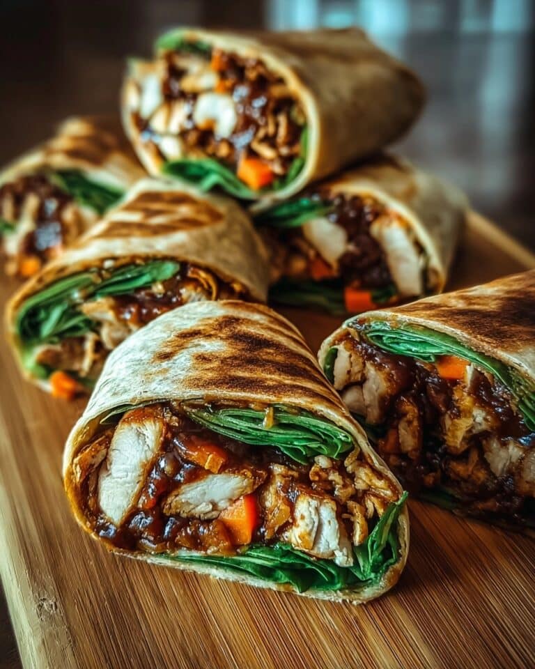 Sweet Chili Chicken Wraps Recipe