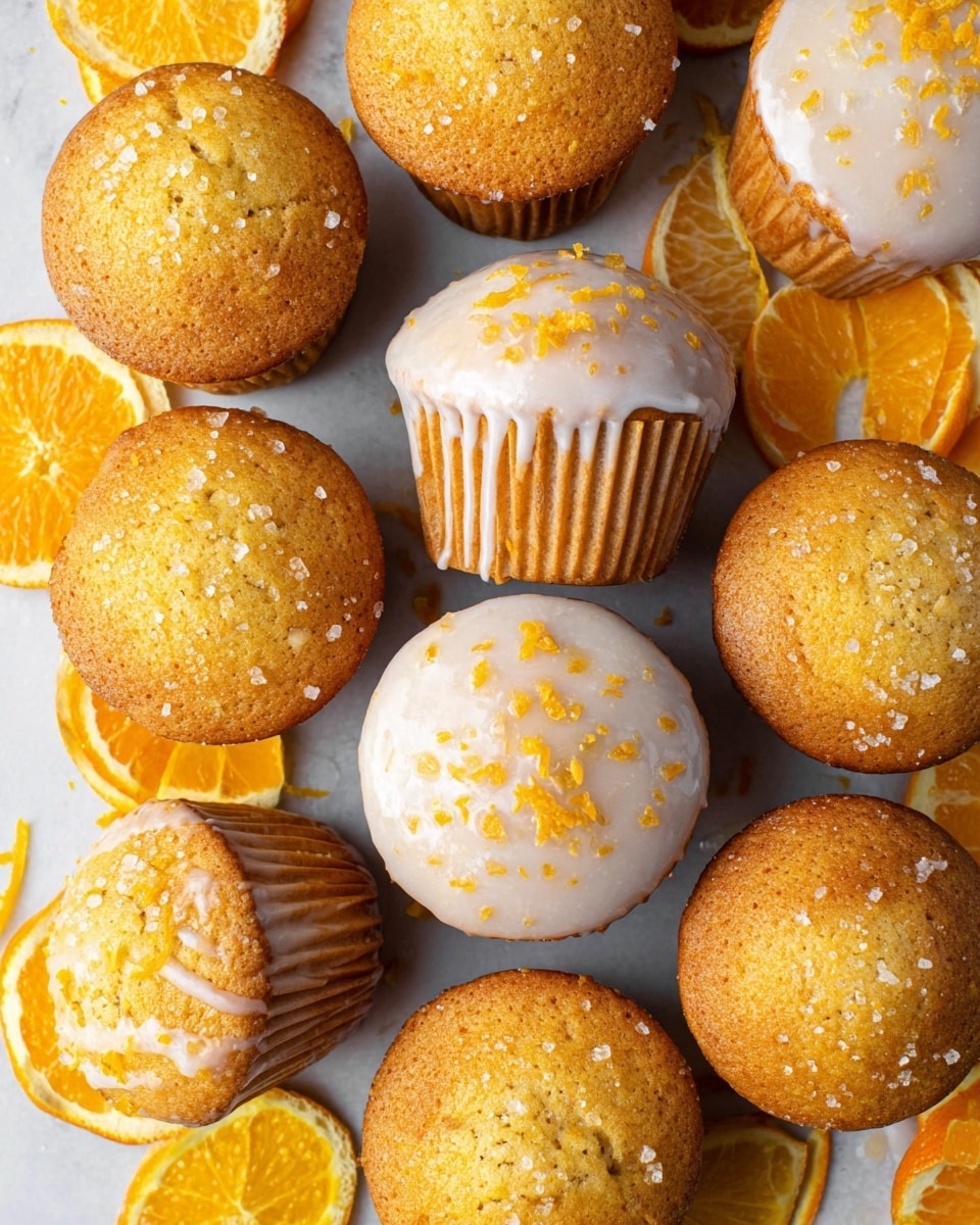 Orange Muffins with Zesty Orange Glaze Recipe