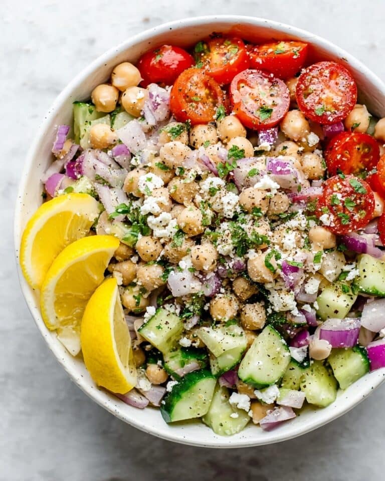 Mediterranean Chickpea Tuna Salad Recipe