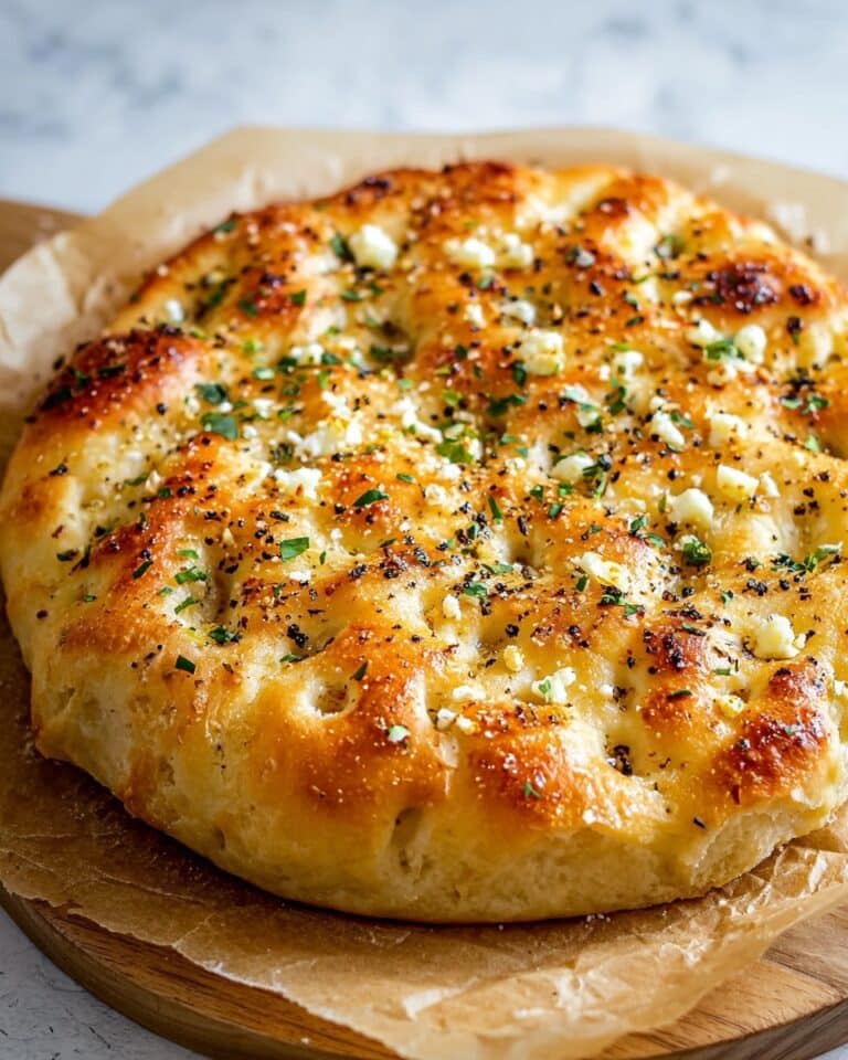 Garlic Parmesan Focaccia Bread Recipe