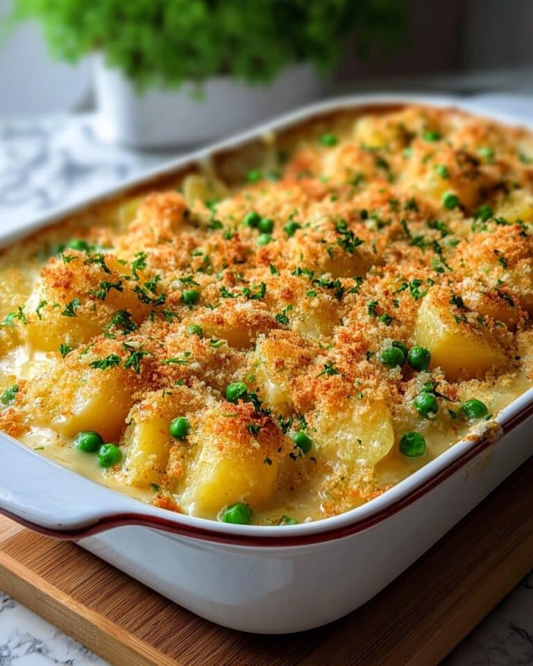 Spring Veggie Loaded Chicken Potato Casserole Recipe