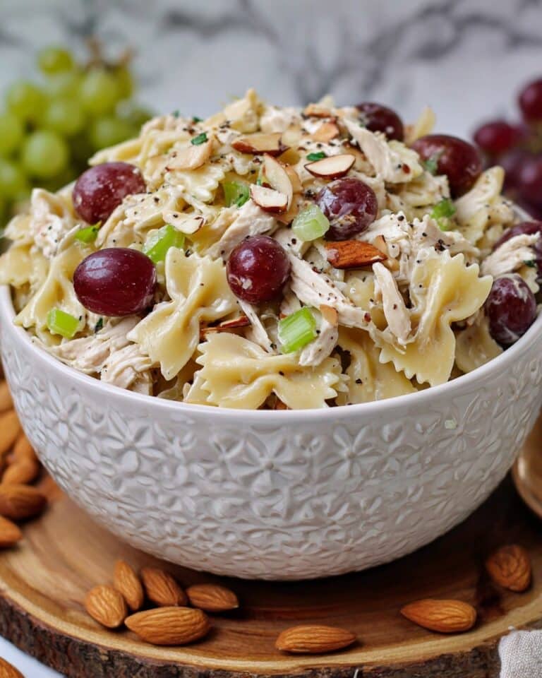 Waldorf Chicken Pasta Salad Recipe