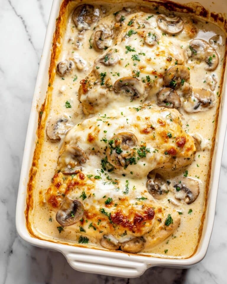 Chicken Gloria with Mushrooms and Creamy Sherry Sauce Recipe