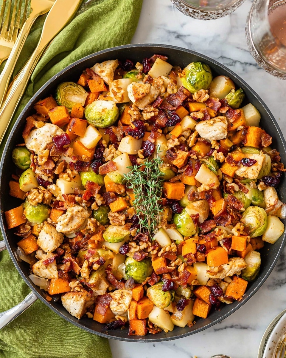 One-Pot Easy Harvest Chicken Skillet Recipe