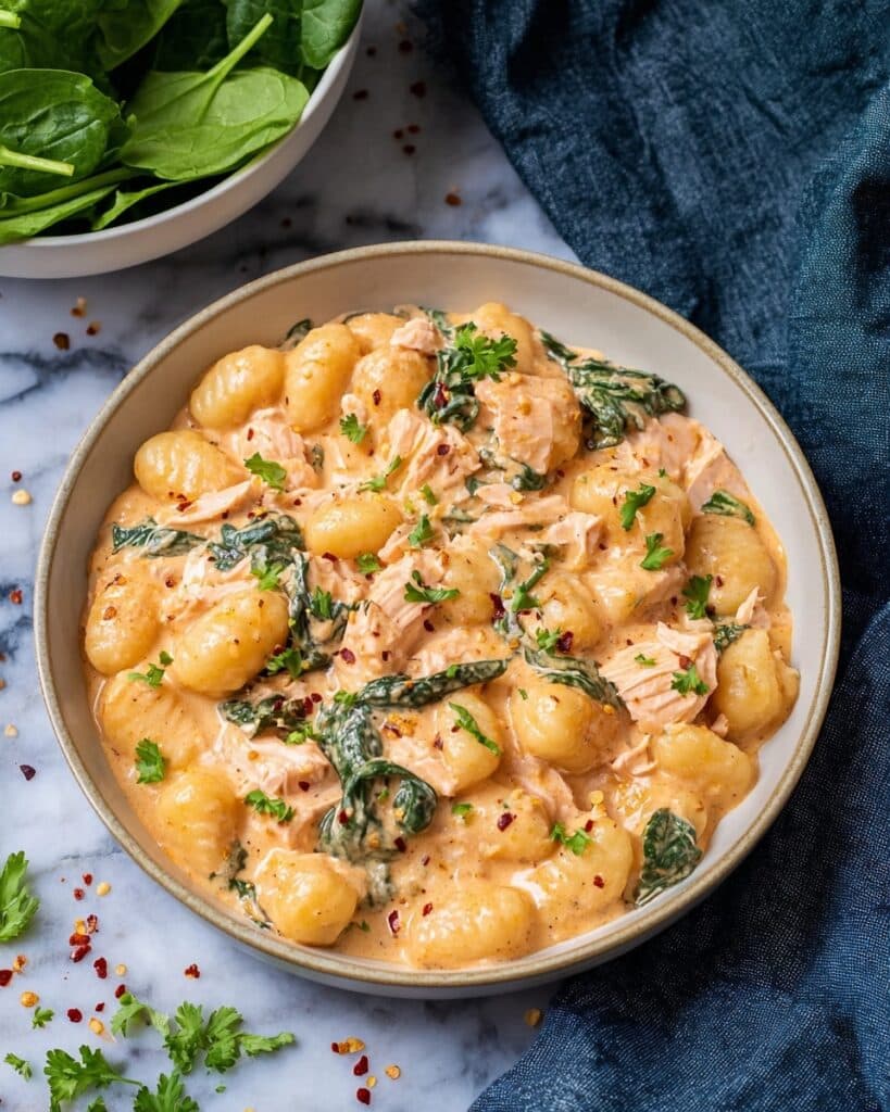 Creamy Salmon Gnocchi Recipe