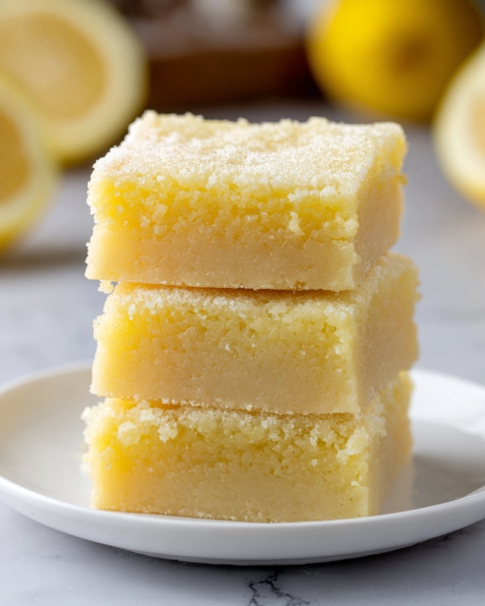 Lemon Curd Blondie Bars Recipe