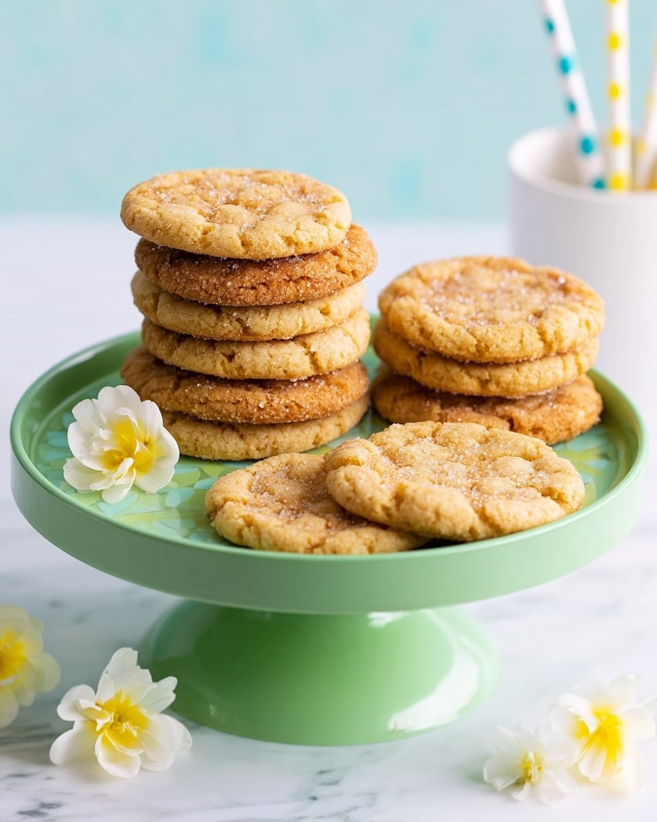 Crinkly Crackly Butter Toffee Sugar Cookies Recipe