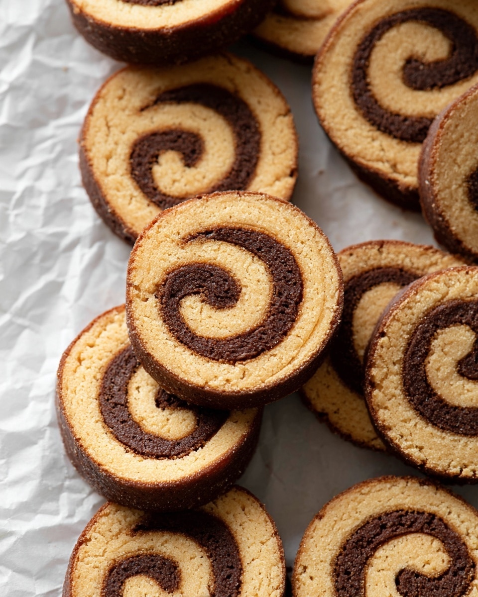 No Bake Chocolate Peanut Butter Pinwheels Recipe