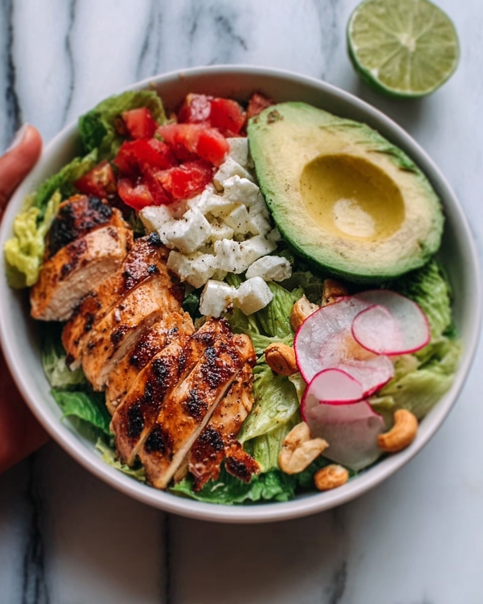 Honey-Lime Chicken and Avocado Salad Recipe