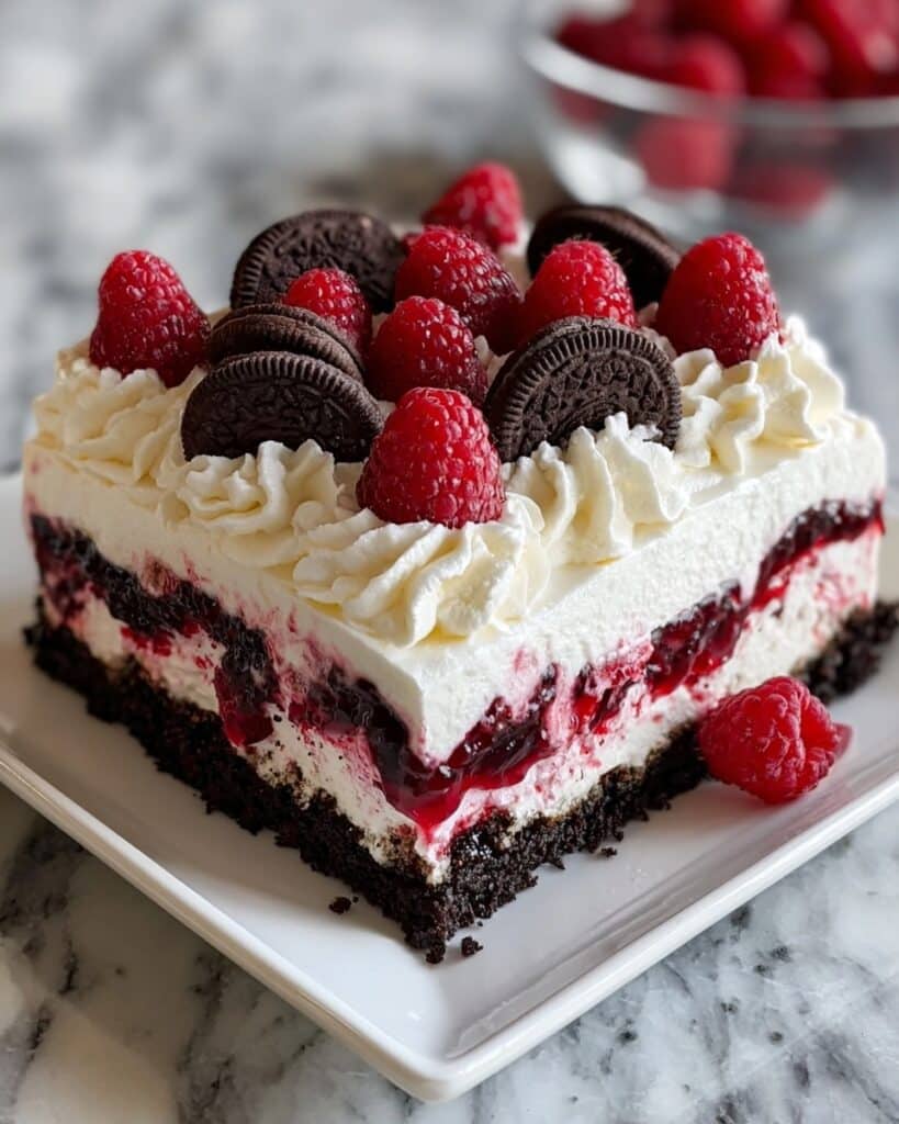 Raspberry Chocolate Lasagna Recipe