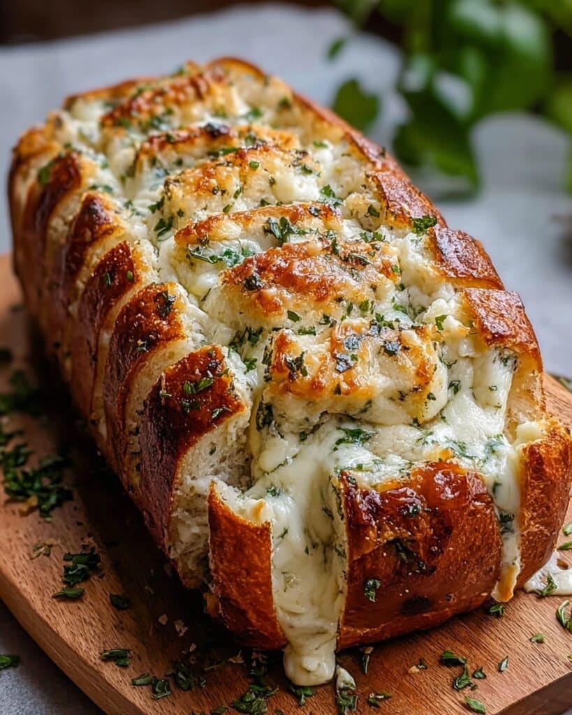 Cheesy Garlic Bliss Pull-Apart Bread Recipe