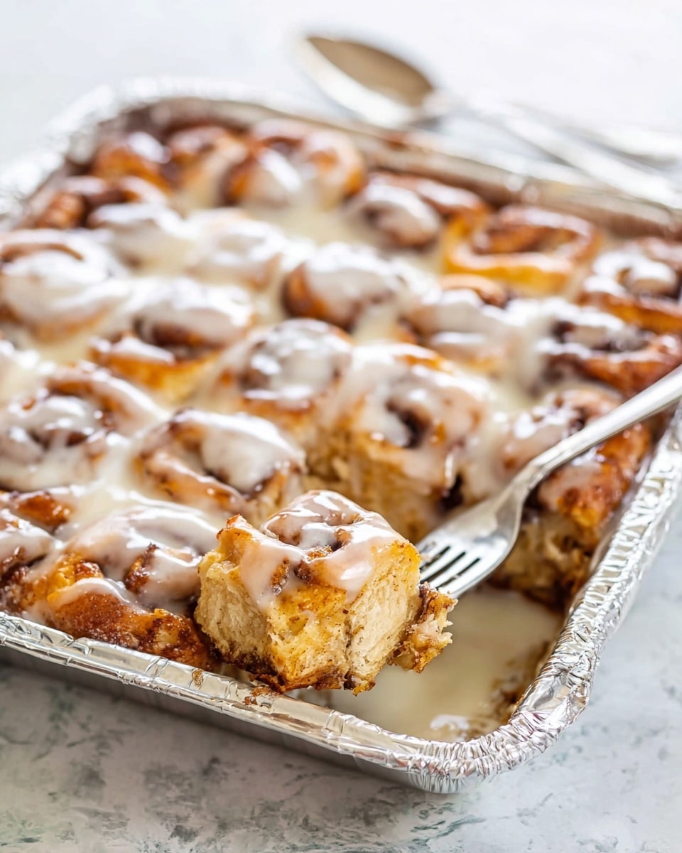 Pumpkin Cinnamon Roll Casserole Recipe