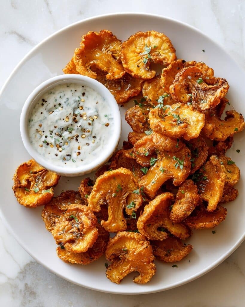 Air Fryer Ranch Mushrooms Recipe