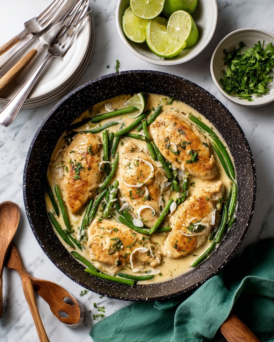 Creamy Coconut Lime Chicken Recipe