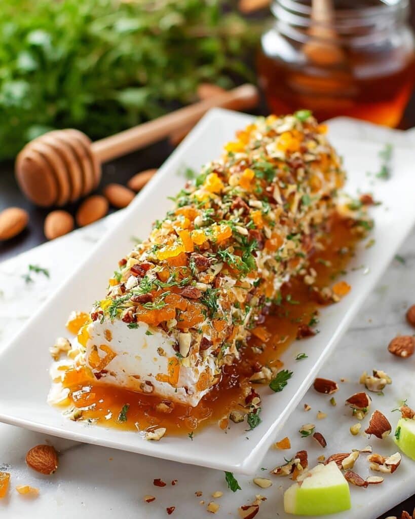 Honey, Apricot, and Almond Goat Cheese Spread Recipe