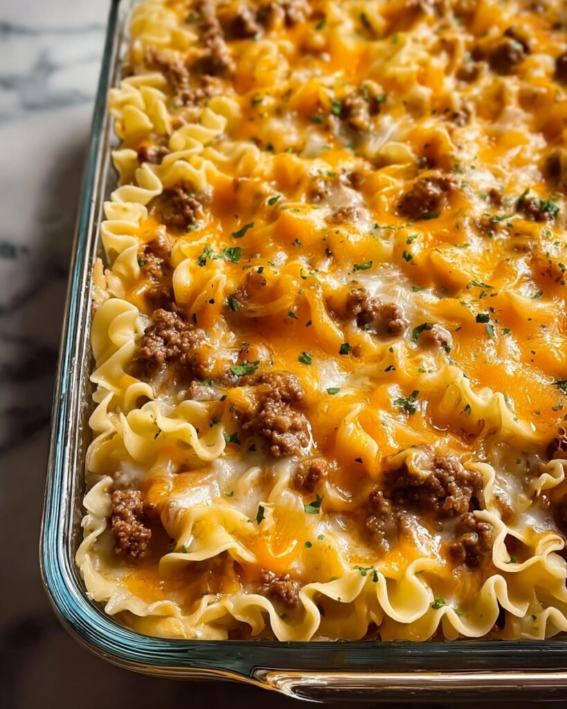 Sour Cream Beef Noodle Casserole Recipe