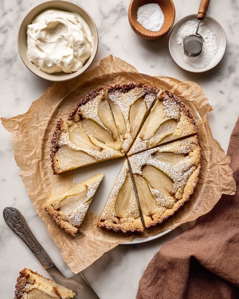 One Bowl Sunken Apple Cake with Almond Flour Recipe