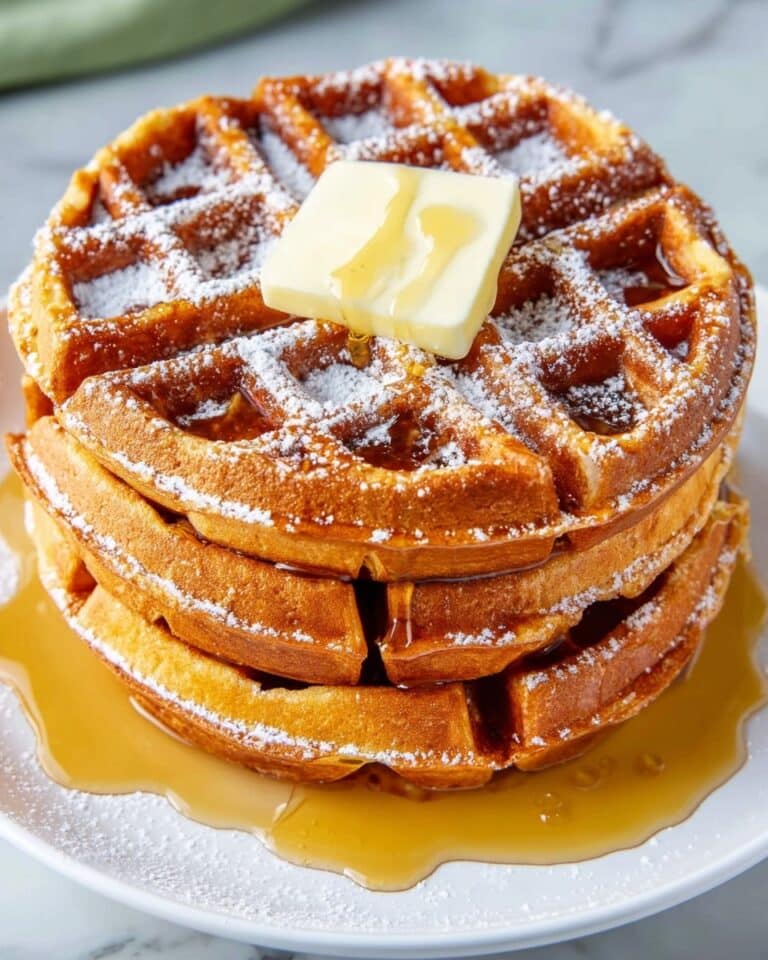 Gingerbread Waffles Christmas Breakfast Recipe