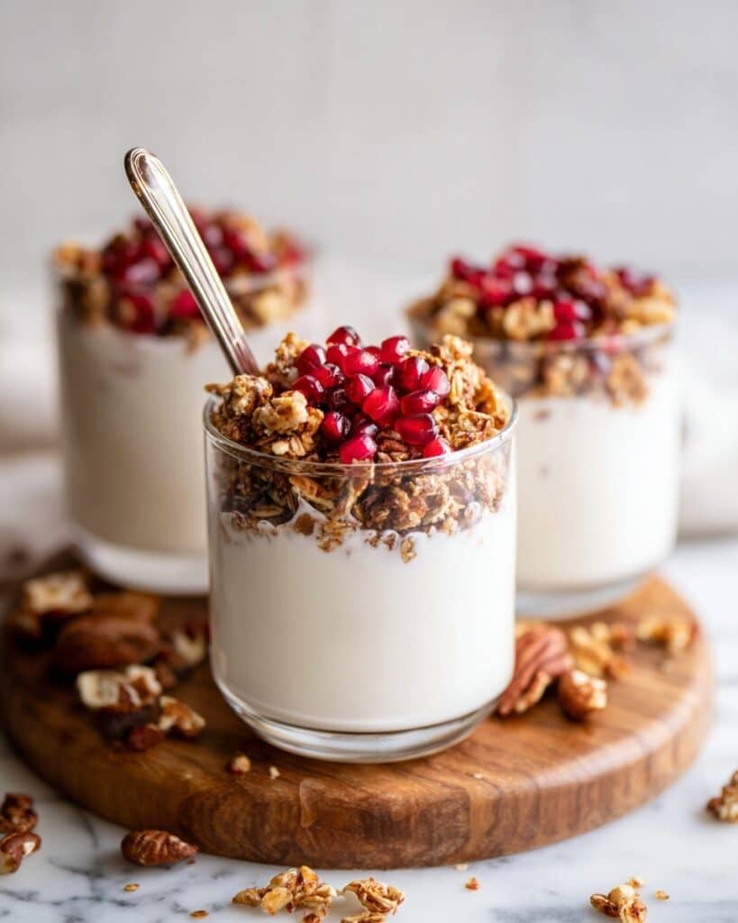 Pomegranate Pecan Breakfast Parfait Recipe