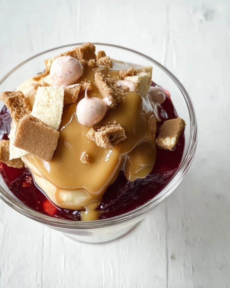 No Bake Individual PB&J Cheesecake Parfait Recipe