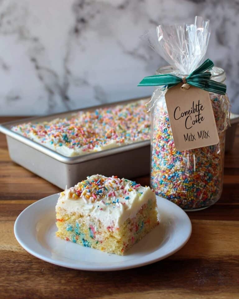 Confetti Cake Mix In A Jar Recipe