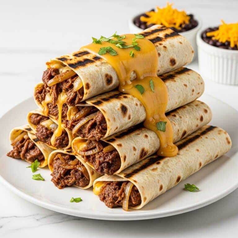 French Dip Tortilla Roll-Ups Recipe