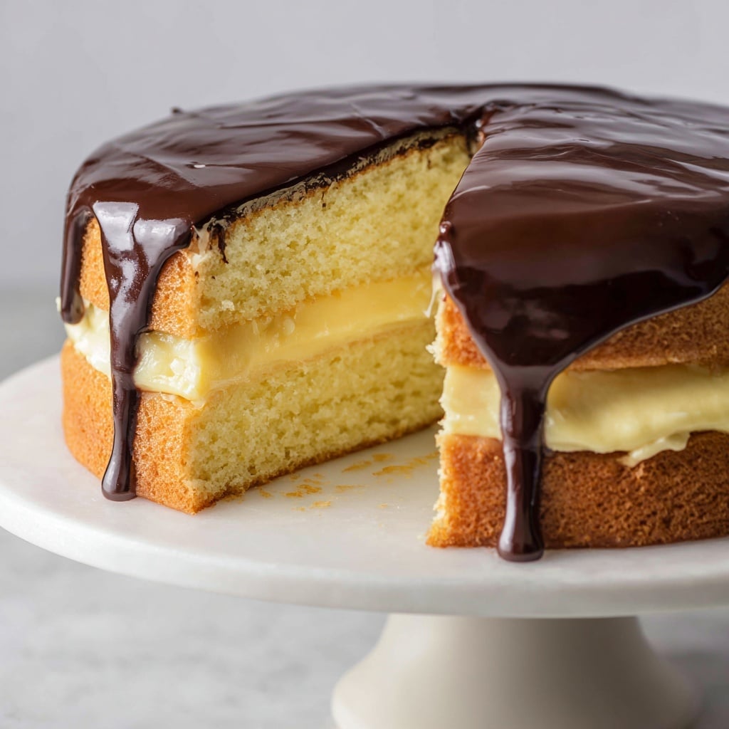 Vanilla Lavender Cake with Dark Chocolate Ganache Recipe - Recipe Image