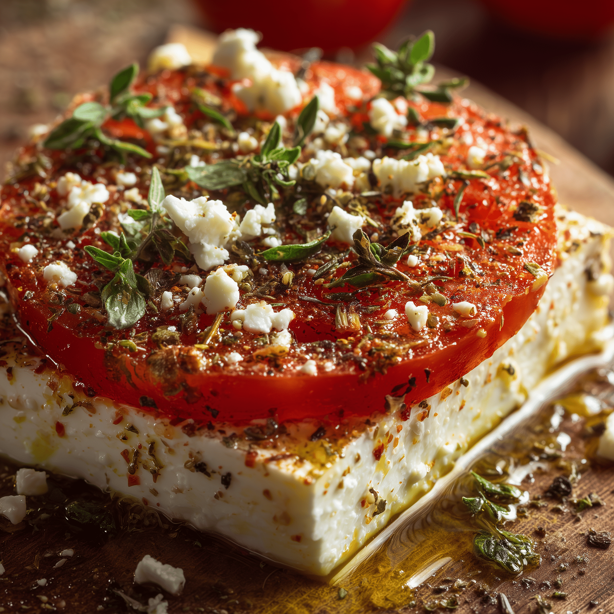 Baked Feta with Sesame & Honey Recipe - Recipe Image