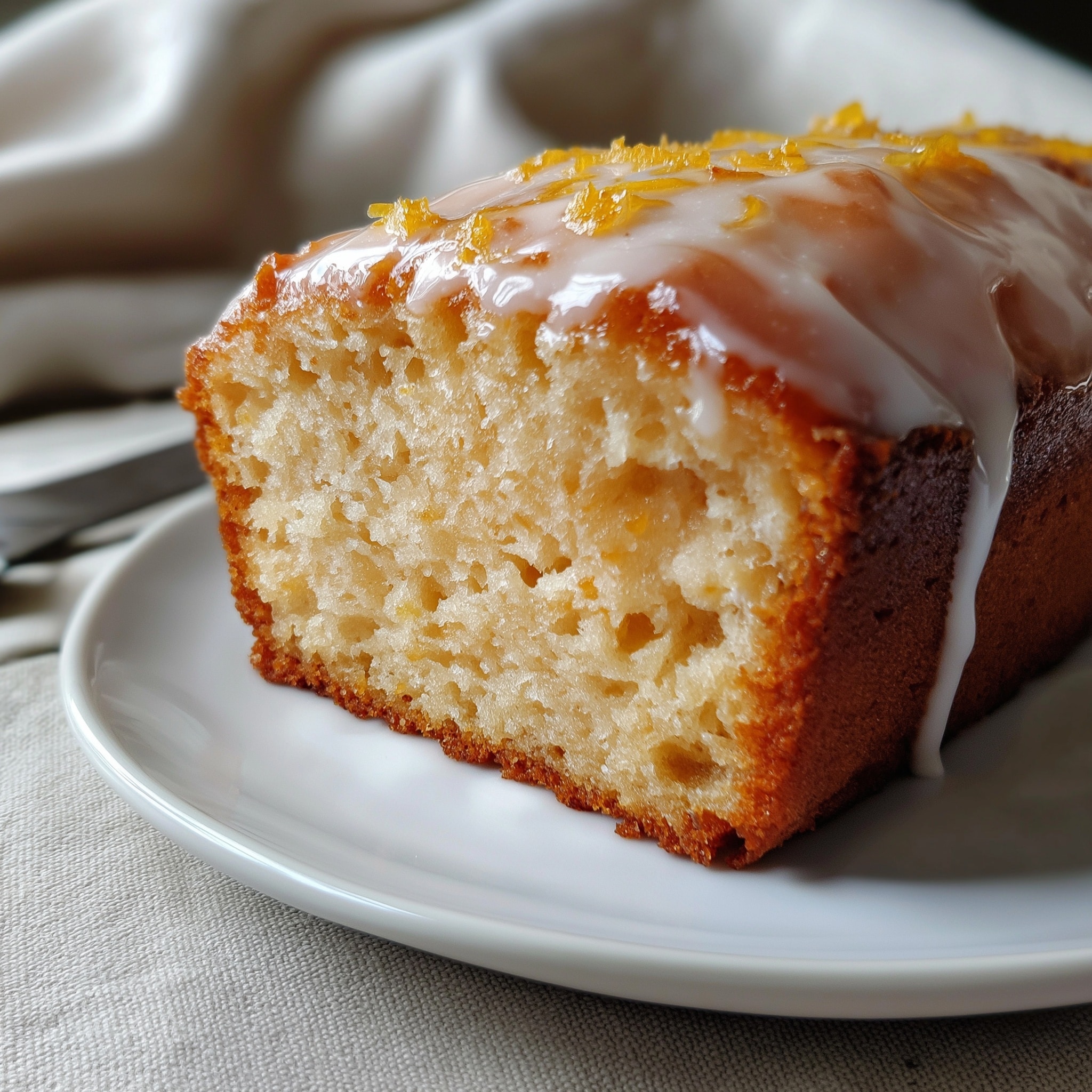 Moist Orange Loaf Cake Recipe - Recipe Image