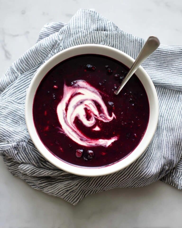 Chilled Swedish Blueberry Soup Recipe
