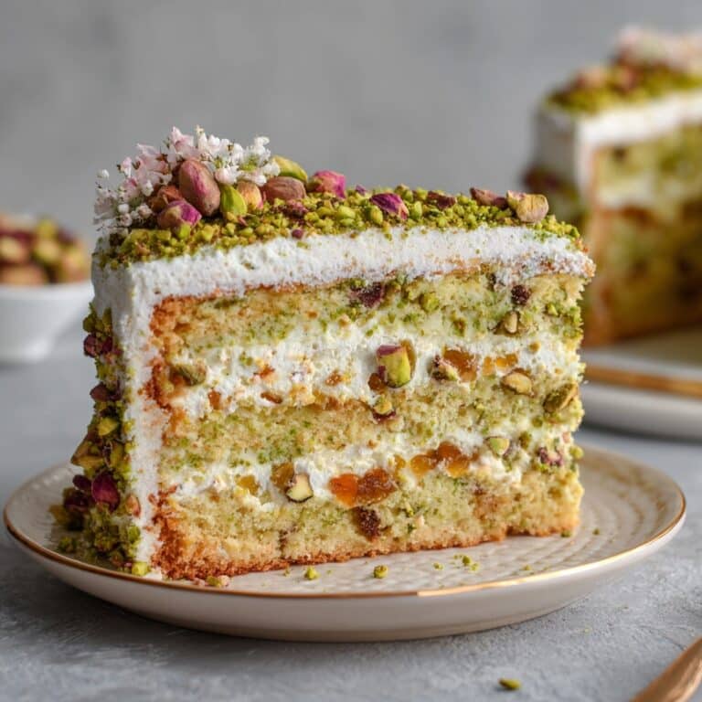 Creamy Pistachio Cake Recipe