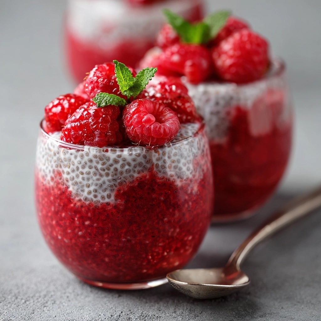 Raspberry Rose Pistachio Chia Pudding Recipe