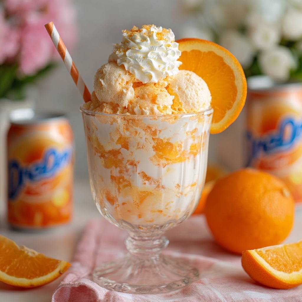 Creamy Orange Sherbet Recipe - Recipe Image